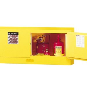 Sure-Grip® EX Piggyback Yanıcı Güvenlik Dolabı, 12 Galon, 2 Elle Kapanan Kapı.